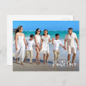 Familiefoto Aangepaste Reisherinnering Briefkaart (Voorkant / Achterkant)