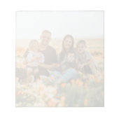 Familiefoto Achtergrond Notitieblok (Voorkant)