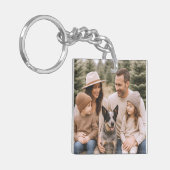 Familiefoto Acryl Sleutelhanger (Voorkant Links)