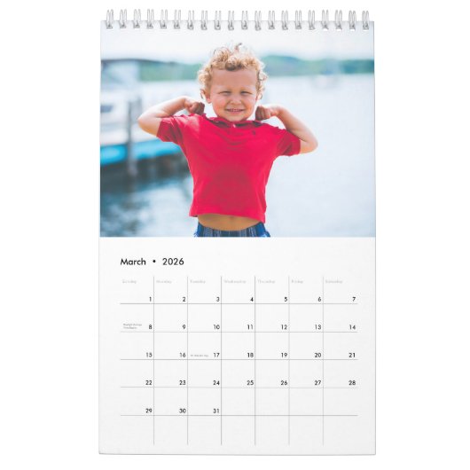 Familiefoto Afbeeldingen 2026 Kalender 12 maanden (Mar 2026)