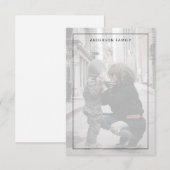 Familiefoto Bedankkaart (Voorkant / Achterkant)