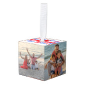 Familiefoto Britse Union Jack PERSONALISEREN Decoratie (Voorkant hoekig)