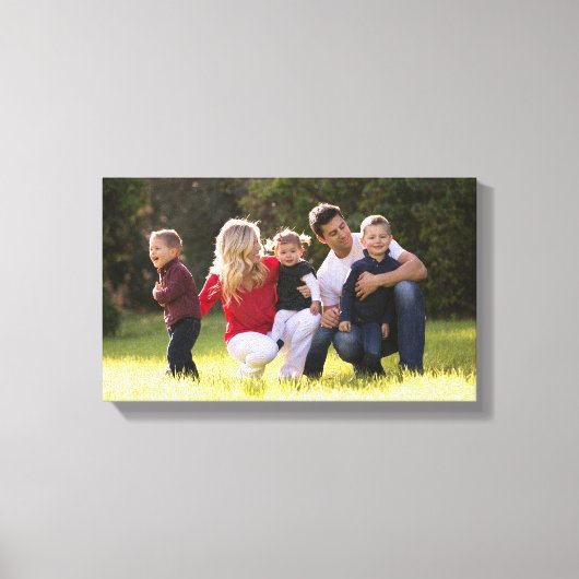 Familiefoto Canvas Afdruk (Voorkant)