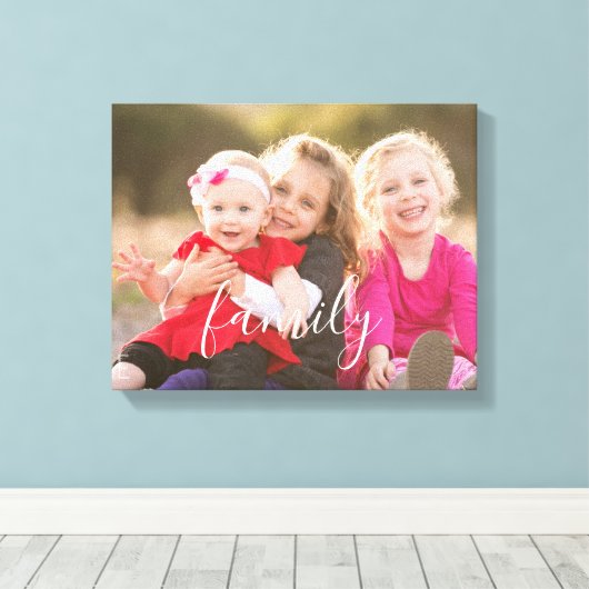 Familiefoto Canvas Afdruk (Insitu (Houten vloer))