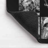 Familiefoto collage en monogram muismat (Hoek)