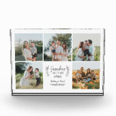 Familiefoto collage gepersonaliseerde liefde je om fotoblokken (Voorkant)