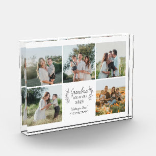 Familiefoto collage gepersonaliseerde liefde je om fotoblokken