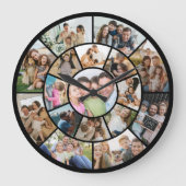 Familiefoto Collage  Grote Klok (Voorkant)