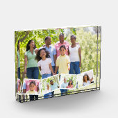 Familiefoto Collage w. zigzag fotostrip Fotoblokken (Links)