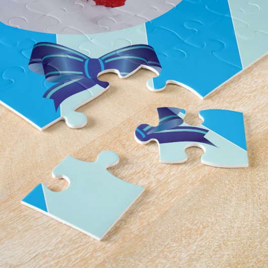 Familiefoto 🧩✨ Custom Budget-Friendly Fun Legpuzzel (Zijkant)