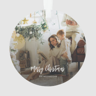 Familiefoto Custom Christmas Ornament