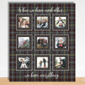 Familiefoto Deken in Rustieke Patchwork Plaid