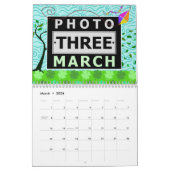 Familiefoto Easy DIY Aangepaste 2025 Seizoensscène Kalender (Mar 2026)