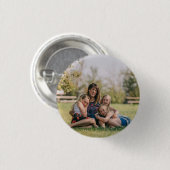 Familiefoto Eenvoudig gepersonaliseerd Ronde Button 3,2 Cm (Voorkant /achterkant)