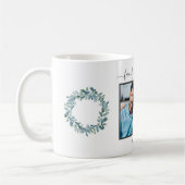 Familiefoto eucalyptus greenery witte naam koffiemok (Links)