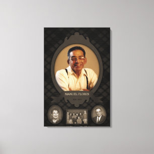 Familiefoto Ezel Memorial Canvas Afdruk