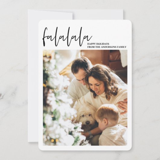 Familiefoto Falalala | PRETTIGE FEESTDAGEN (Voorkant)