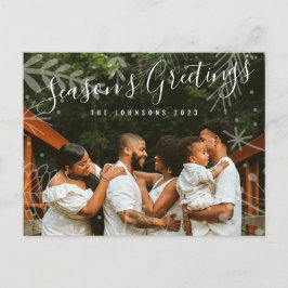 Familiefoto Feestdagenkaart