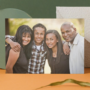 Familiefoto Feestdagenkaart