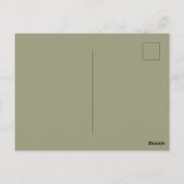 Familiefoto | Fijne Thanksgiving Gezegend Briefkaa Briefkaart (Achterkant)