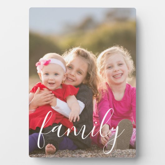 Familiefoto Fotoplaat (voorkant)