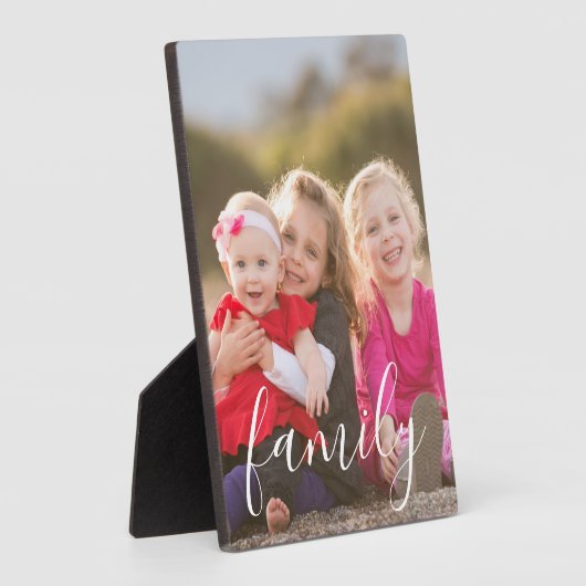 Familiefoto Fotoplaat (Zijkant)