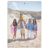 Familiefoto Gepersonaliseerde Douane Klembord (Achterkant)