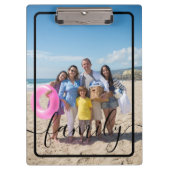 Familiefoto Gepersonaliseerde Douane Klembord (Voorkant)