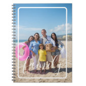 Familiefoto Gepersonaliseerde Douane Notitieboek (Voorkant)