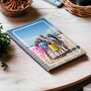 Familiefoto Gepersonaliseerde Douane Notitieboek