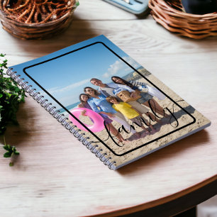 Familiefoto Gepersonaliseerde Douane Notitieboek