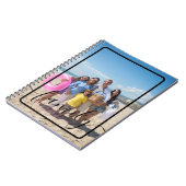 Familiefoto Gepersonaliseerde Douane Notitieboek (Linkerzijde)