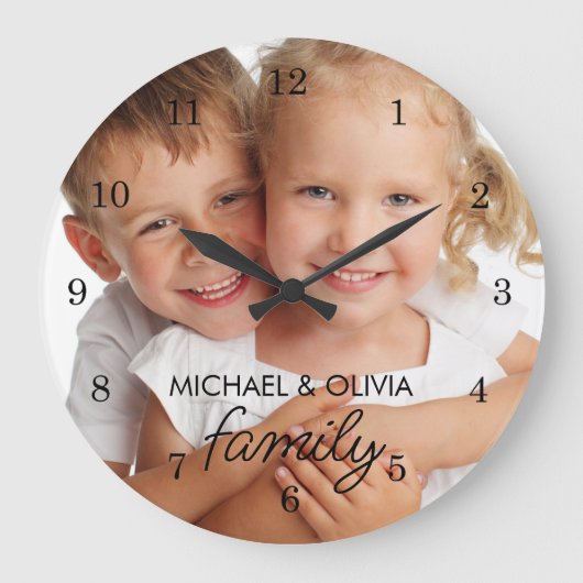 Familiefoto Grote Klok (Voorkant)