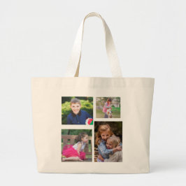 familiefoto grote tote bag