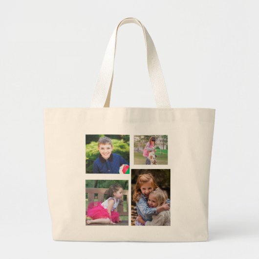 familiefoto grote tote bag (Voorkant)