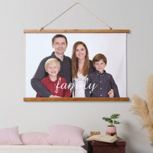 Familiefoto Hangend Wandkleed