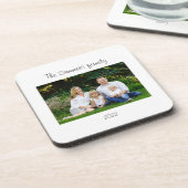 Familiefoto Harde plastic onderzetters (Linkerzijde)