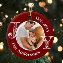 Familiefoto Joy to the World Modern Minimalist