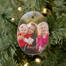 Familiefoto Keramisch Ornament
