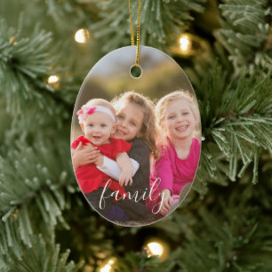 Familiefoto Keramisch Ornament