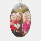 Familiefoto Keramisch Ornament (Links)