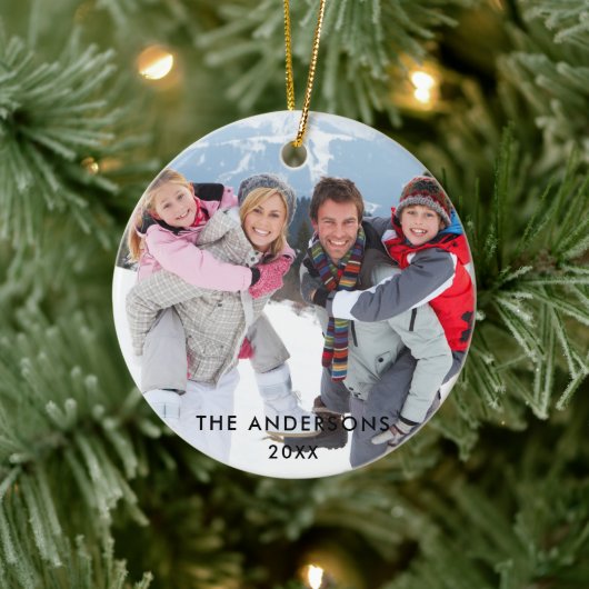 Familiefoto Keramisch Ornament (Boom)