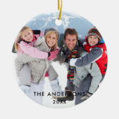 Familiefoto Keramisch Ornament (Voorkant)