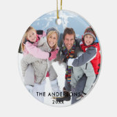 Familiefoto Keramisch Ornament (Links)