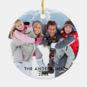 Familiefoto Keramisch Ornament (Achterkant)