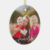 Familiefoto Keramisch Ornament (Rechts)