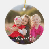 Familiefoto Keramisch Ornament (Voorkant)