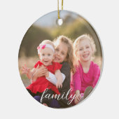 Familiefoto Keramisch Ornament (Links)