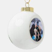 Familiefoto Keramische Bal Ornament (Links)