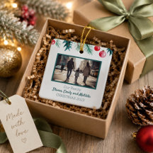 Familiefoto Kerst Geschenk Vakantie